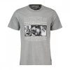 BARBOUR T-SHIRT STEVE MCQUEEN REEL Grigio