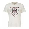 BARBOUR T-SHIRT STEVE MCQUEEN JET Bianco -Strada Moda barbour mts0955 t shirt jet casual uomo 044622201 wh32 1