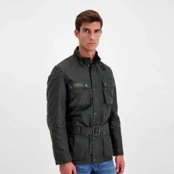BARBOUR GIACCA FIELD BLACKWELL INTERNATIONAL Verde -Strada Moda barbour mwx0928 giacca field blackwell international giacconi uomo 041496201 sg51 5