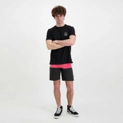 BILLABONG T-SHIRT SIMPSONS FAMILY COUCH Nero -Strada Moda billabong c1ss79bip2 t shirt simpsons family couch street style uomo 044693601 19 6