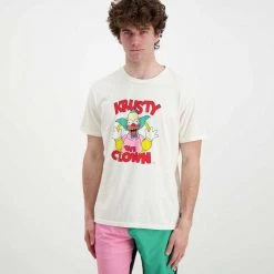 BILLABONG T-SHIRT SIMPSONS KRUSTY WW Bianco -Strada Moda billabong c1ss83bip2 t shirt simpsons krusty ww street style uomo 044693901 11 3