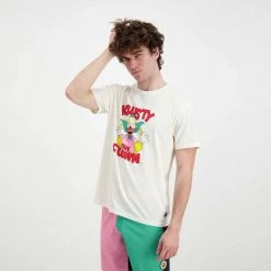 BILLABONG T-SHIRT SIMPSONS KRUSTY WW Bianco -Strada Moda billabong c1ss83bip2 t shirt simpsons krusty ww street style uomo 044693901 11 5