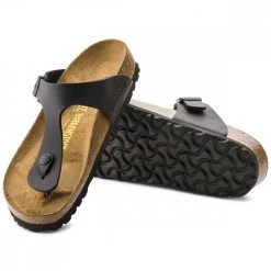 BIRKENSTOCK GIZEH NERE Nero -Strada Moda birkenstock 043691 gizeh nere tutti sandali uomo 019975001 blk 2