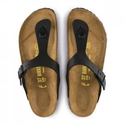 BIRKENSTOCK GIZEH NERE Nero -Strada Moda birkenstock 043691 gizeh nere tutti sandali uomo 019975001 blk 3