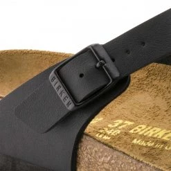 BIRKENSTOCK GIZEH NERE Nero -Strada Moda birkenstock 043691 gizeh nere tutti sandali uomo 019975001 blk 6