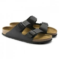 BIRKENSTOCK ARIZONA NERE Nero -Strada Moda birkenstock 051793 arizona nere tutti sandali uomo 031165501 blk 4