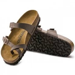BIRKENSTOCK MAYARI Marrone -Strada Moda birkenstock 071061 mayari tutti sandali uomo 040760701 moka 4