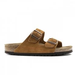 BIRKENSTOCK ARIZONA SUEDE MINK -Strada Moda birkenstock 1009527 arizona suede mink tutti sandali uomo 042588801 mink 5