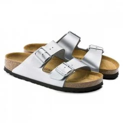 BIRKENSTOCK ARIZONA SILVER DONNA -Strada Moda birkenstock 1012283 arizona silver donna tutti sandali donna 044801901 silv 4