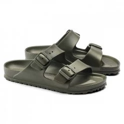 BIRKENSTOCK ARIZONA EVA KAKHI -Strada Moda birkenstock 1019094 arizona eva kakhi tutti sandali uomo 044802401 kakh 4