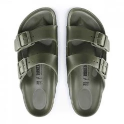 BIRKENSTOCK ARIZONA EVA KAKHI DONNA -Strada Moda birkenstock 1019152 arizona eva kakhi donna tutti sandali donna 044802601 kakh 3