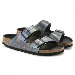 BIRKENSTOCK ARIZONA BLACK IRIDESCENT DONNA 11 BIRKENSTOCK ARIZONA BLACK IRIDESCENT DONNA -Strada Moda birkenstock 1021251 arizona black iridescent donna tutti sandali donna 044803101 blri 4
