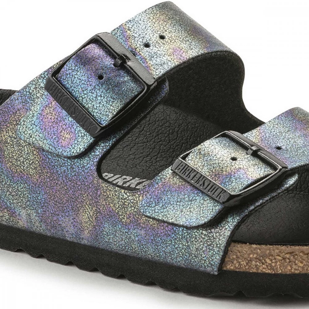 BIRKENSTOCK ARIZONA BLACK IRIDESCENT DONNA 8 BIRKENSTOCK ARIZONA BLACK IRIDESCENT DONNA - immagine 6