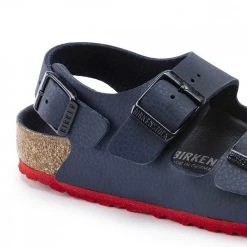 BIRKENSTOCK MILANO BLUE RED BAMBINO 24 35 -Strada Moda birkenstock 1022211 milano blue red bambino 24 35 tutti sandali bambino 044804001 blre 6