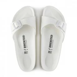BIRKENSTOCK MADRID EVA WHITE DONNA Bianco -Strada Moda birkenstock 128183 madrid eva white donna tutti sandali donna 042591201 wht 3