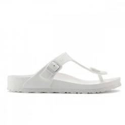 BIRKENSTOCK GIZEH EVA WHITE Bianco -Strada Moda birkenstock 128221 gizeh eva white tutti sandali uomo 042591301 wht 5