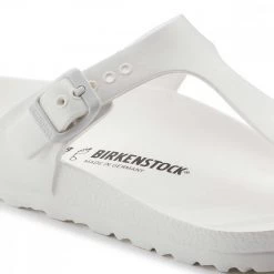 BIRKENSTOCK GIZEH EVA WHITE Bianco -Strada Moda birkenstock 128221 gizeh eva white tutti sandali uomo 042591301 wht 6