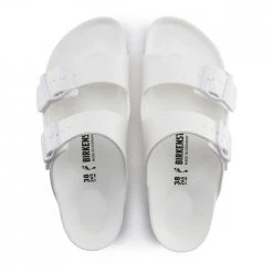 BIRKENSTOCK ARIZONA EVA WHITE DONNA Bianco -Strada Moda birkenstock 129443 arizona eva white donna tutti sandali donna 042591701 wht 3