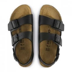 BIRKENSTOCK MILANO BLACK Nero -Strada Moda birkenstock 34793 milano black tutti sandali uomo 042591801 blk 3