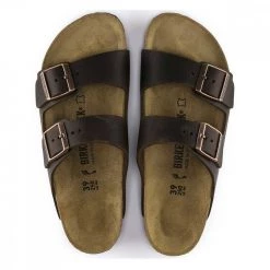 BIRKENSTOCK ARIZONA HABANA OILED LEATHER -Strada Moda birkenstock 52533 arizona habana oiled leather tutti sandali uomo 044804501 haba 3