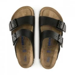 BIRKENSTOCK ARIZONA BLACK SFB -Strada Moda birkenstock 551253 arizona black sfb tutti sandali uomo 044804901 blk 3