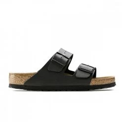 BIRKENSTOCK ARIZONA BLACK SFB -Strada Moda birkenstock 551253 arizona black sfb tutti sandali uomo 044804901 blk 5