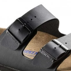 BIRKENSTOCK ARIZONA BLACK SFB -Strada Moda birkenstock 551253 arizona black sfb tutti sandali uomo 044804901 blk 6