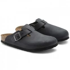BIRKENSTOCK BOSTON HAVANA DONNA Nero -Strada Moda birkenstock 59463 boston havana donna tutti sandali donna 040761501 blk 4