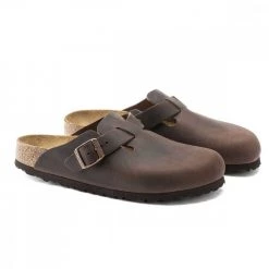 BIRKENSTOCK BOSTON HABANA -Strada Moda birkenstock 860133 boston habana tutti sandali uomo 044804701 haba 4