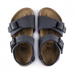 BIRKENSTOCK NEW YORK NAVY BAMBINO 36 39 Blu -Strada Moda birkenstock 87773 new york navy bambino 36 39 tutti sandali bambino 042592201 navy 3