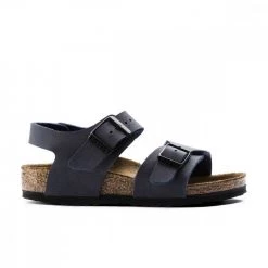 BIRKENSTOCK NEW YORK NAVY BAMBINO 36 39 Blu -Strada Moda birkenstock 87773 new york navy bambino 36 39 tutti sandali bambino 042592201 navy 5