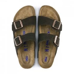 BIRKENSTOCK ARIZONA SUEDE MOKA 10 BIRKENSTOCK ARIZONA SUEDE MOKA -Strada Moda birkenstock 951313 arizona suede moka tutti sandali uomo 042592501 moka 3