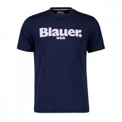 BLAUER T-SHIRT LOGO Blu