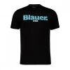 BLAUER T-SHIRT LOGO Nero 2 BLAUER T-SHIRT LOGO Nero -Strada Moda blauer 22sbluh021374547 t shirt portalogo casual uomo 044623101 999 1