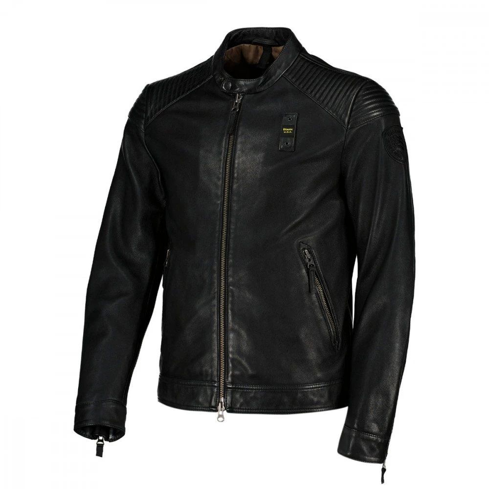 BLAUER BIKER IN PELLE Nero 3 BLAUER BIKER IN PELLE Nero