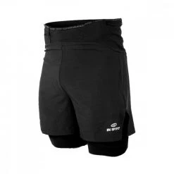 BV SPORT SHORT CSX EVO 2 COMBO Nero -Strada Moda bv sport 637 001 csx evo 2 combo abbigliamento running uomo 043104001 001 2