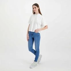 CALVIN KLEIN JEANS JEANS SKINNY DONNA Azzurro -Strada Moda calvin klein jeans j20j217891 jeans skinny donna casual donna 044970301 1a4 6