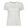 CALVIN KLEIN JEANS T-SHIRT MONOGRAM LOGO DONNA Bianco