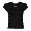 CALVIN KLEIN JEANS T-SHIRT STACKED LOGO SLIM DONNA Nero -Strada Moda calvin klein jeans j20j218707 t shirt stacked logo slim donna casual donna 044972701 beh 1