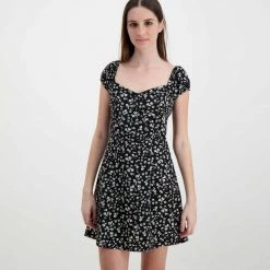 CALVIN KLEIN JEANS ABITO OFF SHOULDER DONNA Nero -Strada Moda calvin klein jeans j20j218848 abito off shoulder donna casual donna 044973201 0gl 3