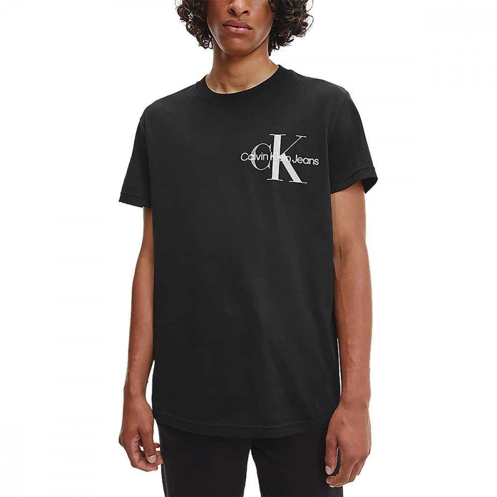 CALVIN KLEIN JEANS T-SHIRT MONOGRAM Nero 4 CALVIN KLEIN JEANS T-SHIRT MONOGRAM Nero - immagine 2