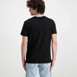 CALVIN KLEIN JEANS T-SHIRT POCKET LOGO Nero -Strada Moda calvin klein jeans j30j320192 t shirt pocket logo casual uomo 044626901 beh 3