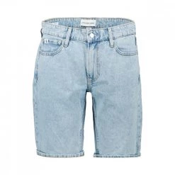 CALVIN KLEIN JEANS BERMUDA IN DENIM REGULAR Azzurro
