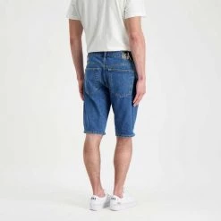 CALVIN KLEIN JEANS BERMUDA IN DENIM REGULAR Blu -Strada Moda calvin klein jeans j30j320530 bermuda in denim regular casual uomo 044627601 1a4 5