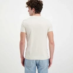 CALVIN KLEIN JEANS T-SHIRT TWO TONE MONOGRAM Bianco -Strada Moda calvin klein jeans j30j320717 t shirt two tone monogram casual uomo 044628401 acf 3