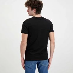 CALVIN KLEIN JEANS T-SHIRT TWO TONE MONOGRAM Nero -Strada Moda calvin klein jeans j30j320717 t shirt two tone monogram casual uomo 044628501 beh 3