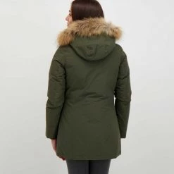CANADIAN CLASSICS PARKA FUNDY BAY DONNA Verde -Strada Moda canadian classics cngcm01nw parka fundy bay donna giacconi donna 043744101 army 4