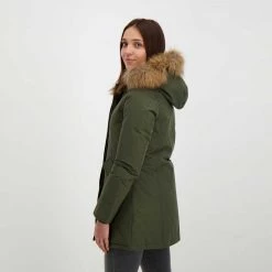 CANADIAN CLASSICS PARKA FUNDY BAY DONNA Verde -Strada Moda canadian classics cngcm01nw parka fundy bay donna giacconi donna 043744101 army 5