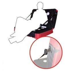 CASSIN CRASH PAD DOMINO DELUXE Rosso -Strada Moda cassin 4016 domino crash pad deluxe attrezzatura montagna uomo 021557101 red 5