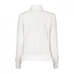 CHAMPION FELPA FULL ZIP LOGO PICCOLO DONNA Bianco -Strada Moda champion 114863 felpa full zip logo piccolo donna sport style donna 044766501 ww001 2